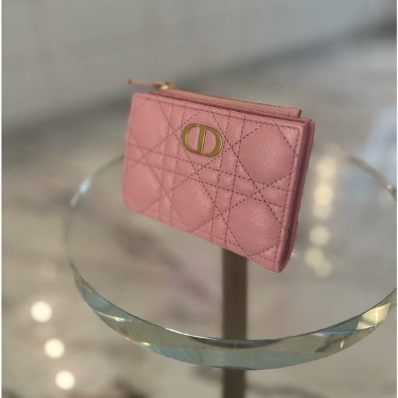 ๐SOLD๐ New Dior Caro Dahlia Wallet in Antique Pink - Picture 5 of 13